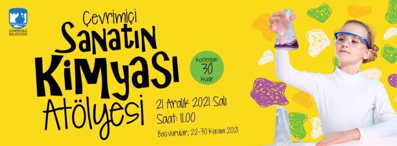 Çocuklar İçin “Sanatın Kimyası Atölyesi” Başvuruları Başlıyor