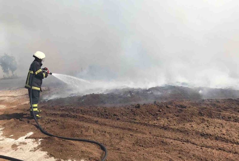 YAYLADAĞI’NDA ÇIKAN YANGIN HBB İTFAİYESİNİN HIZLI MÜDAHALESİ İLE SÖNDÜRÜLDÜ