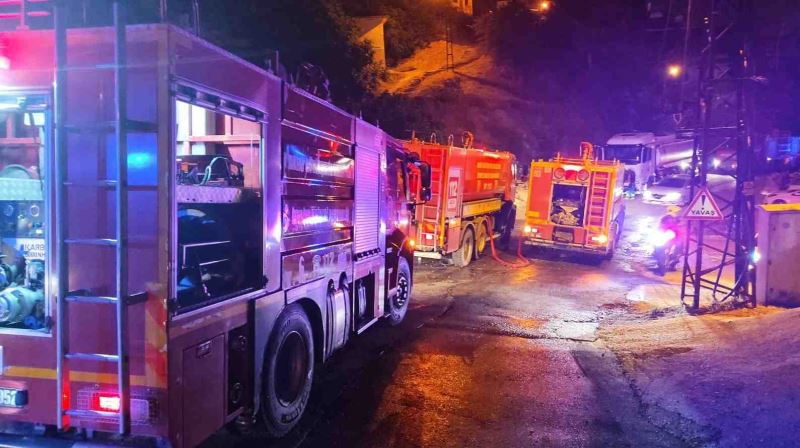 HBB İTFAİYESİNDEN ÖZVERİLİ MÜCADELE