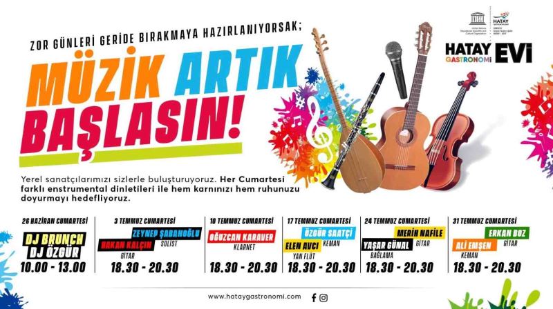 GASTRONOMİ EVİ’NDE MÜZİK RESİTALİ BAŞLIYOR