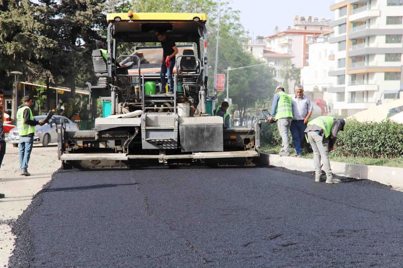 ANTAKYA HARBİYE CADDESİ ASFALTLANIYOR