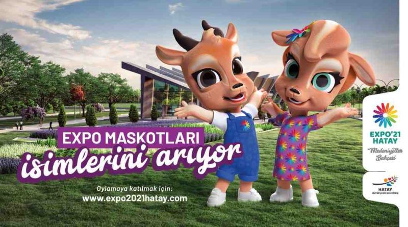 EXPO MASKOTLARI İSİMLERİNİ ARIYOR
