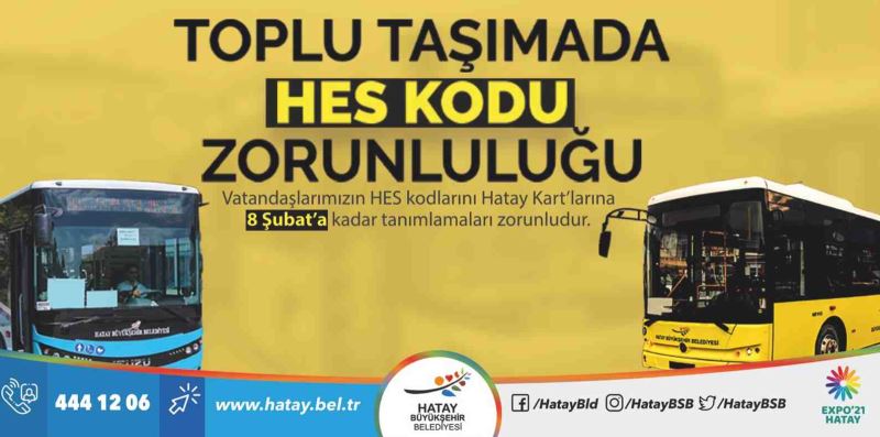 TOPLU TAŞIMADA HES KODU İÇİN SON GÜN 8 ŞUBAT