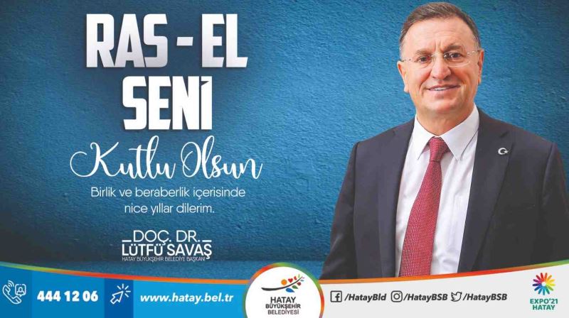 BAŞKAN SAVAŞ RAS-EL SENİ’Yİ KUTLADI