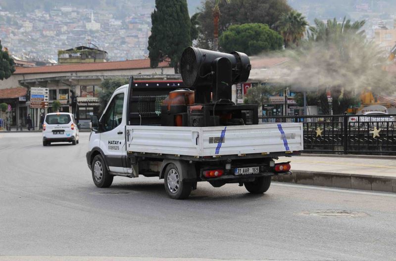 HATAY BÜYÜKŞEHİR BELEDİYESİ KORONAVİRÜS İLE MÜCADELEYE DEVAM EDİYOR