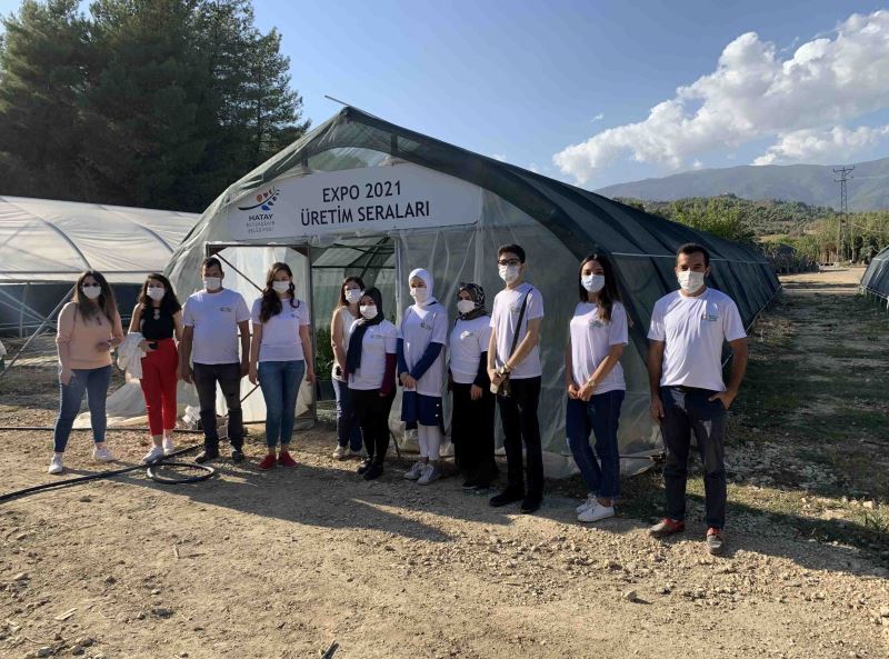 EXPO BAHÇELERİ GÖNÜLLÜLERLE BÜYÜYOR