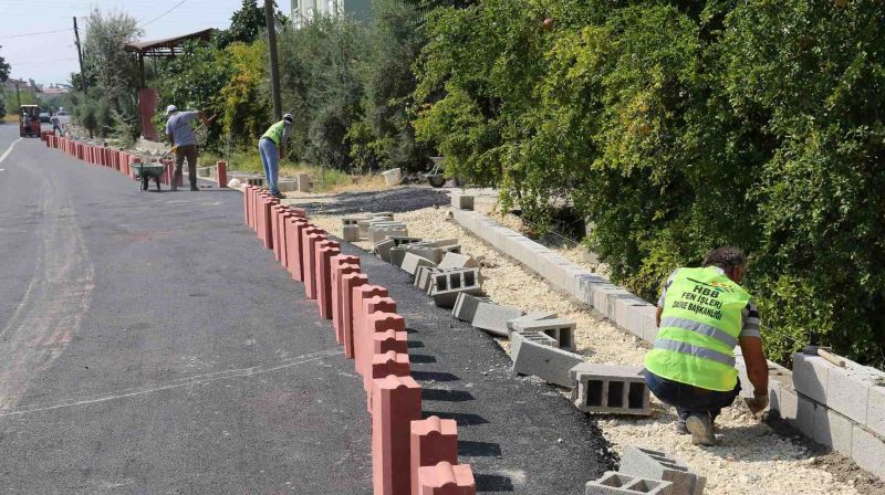 BÜYÜKŞEHİR’DEN SERİNYOL MAHALLESİ’NE BETON ASFALT VE KALDIRIM