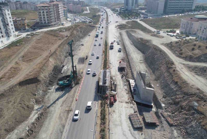 DÖNEL KAVŞAK ÇALIŞMALARI DEVAM EDİYOR
