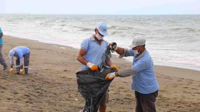 MAVİ SULARDAN 482 TON ATIK UZAKLAŞTIRILDI