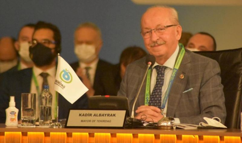 BAŞKAN KADİR ALBAYRAK BALKAN ŞEHİRLERİ ZİRVESİNE KATILDI