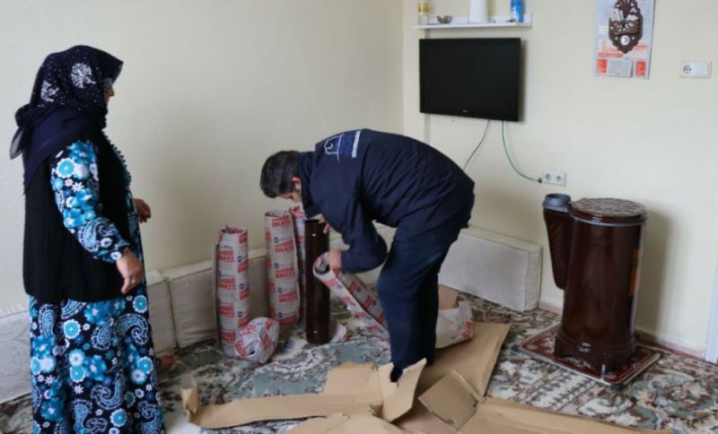 Bu Kış Evler Büyükşehir’in Yardımlarıyla Isınacak