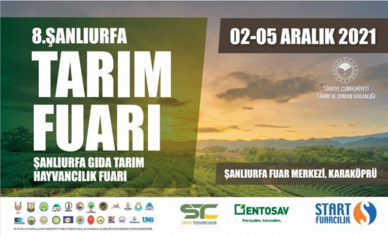 8. Şanlıurfa Gıda Tarım Ve Hayvancılık Fuarı 2 Aralıkta Kapılarını Açıyor