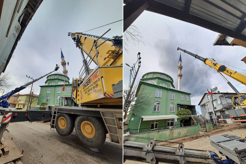 Arızlı Camii’nin minaresini Büyükşehir onaracak