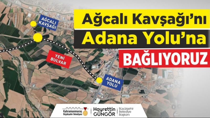 Ağcalı Kavşağı Adana Yolu’na Bağlanıyor