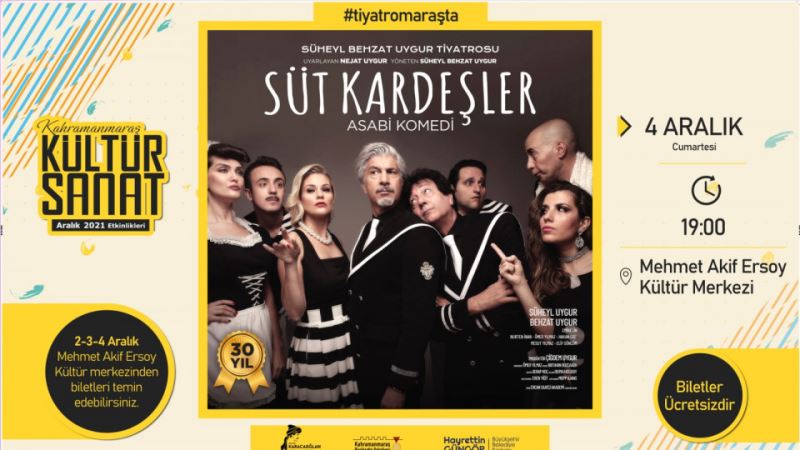 Aralık Etkinlikleri Tiyatroyla Başlıyor