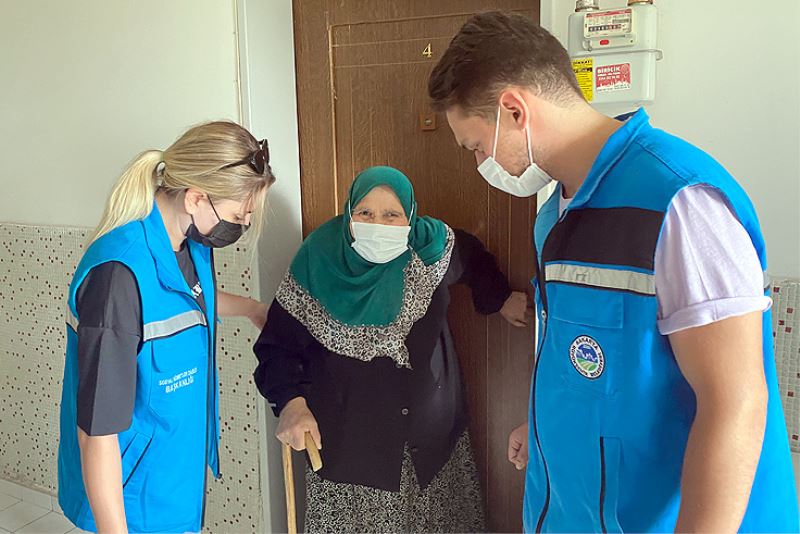 Büyükşehir YADEM en zor anlarda yaşlıların yanında