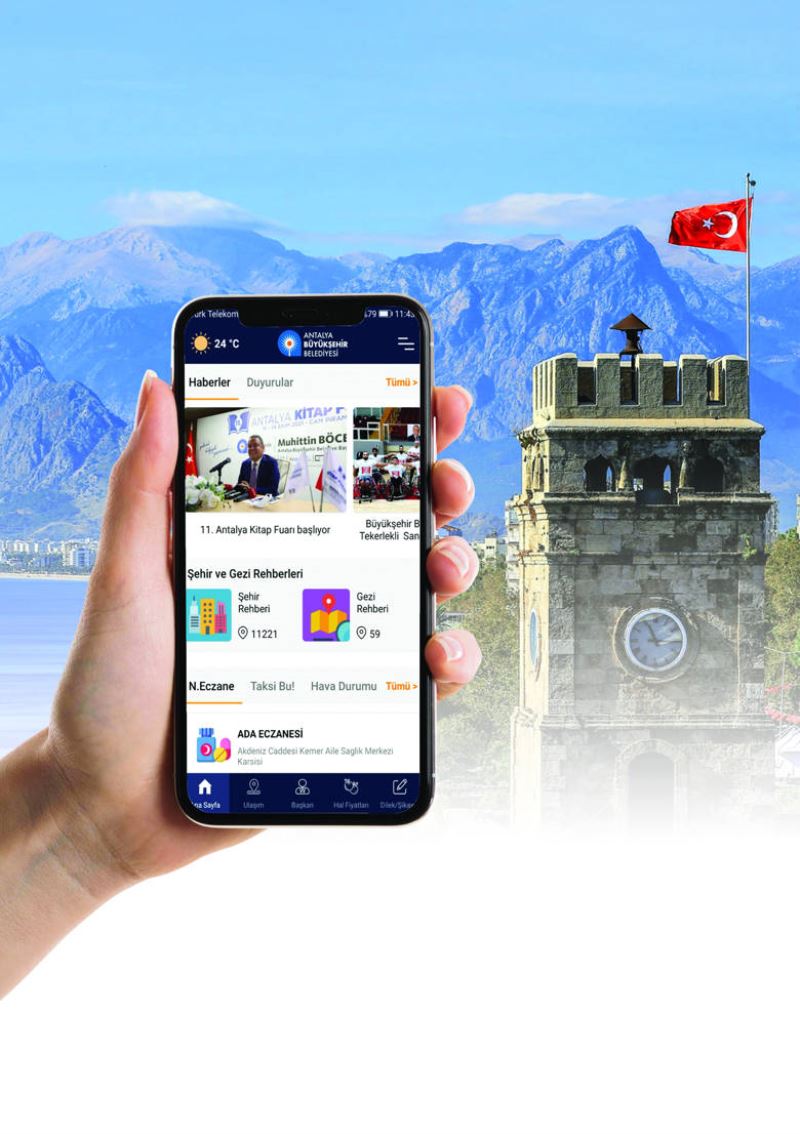 Antalya cebinizde!