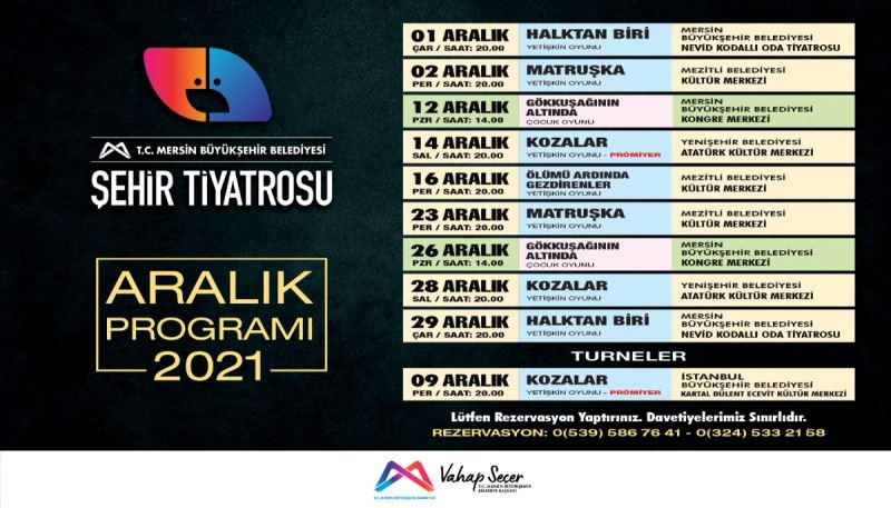 Şehir Tiyatrosu’nun ‘Kozalar’ Oyunu İstanbul Ve Mersin’de Prömiyer Yapacak
