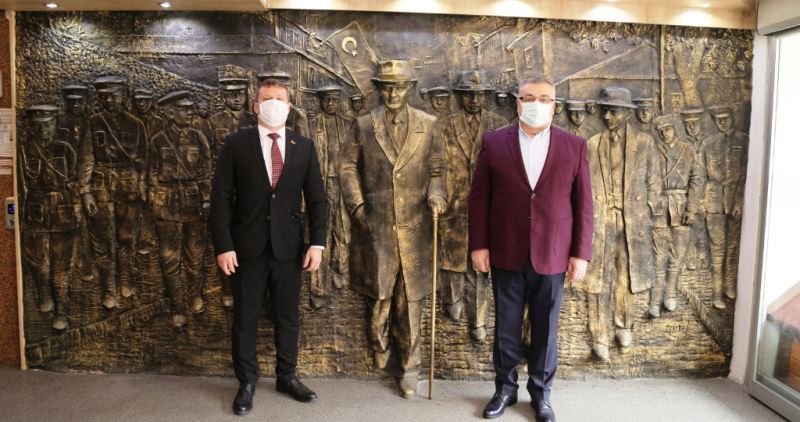 Belarus Cumhuriyeti İstanbul Başkonsolosu Aleksei Shved’dan Başkan Kesimoğlu’na Ziyaret