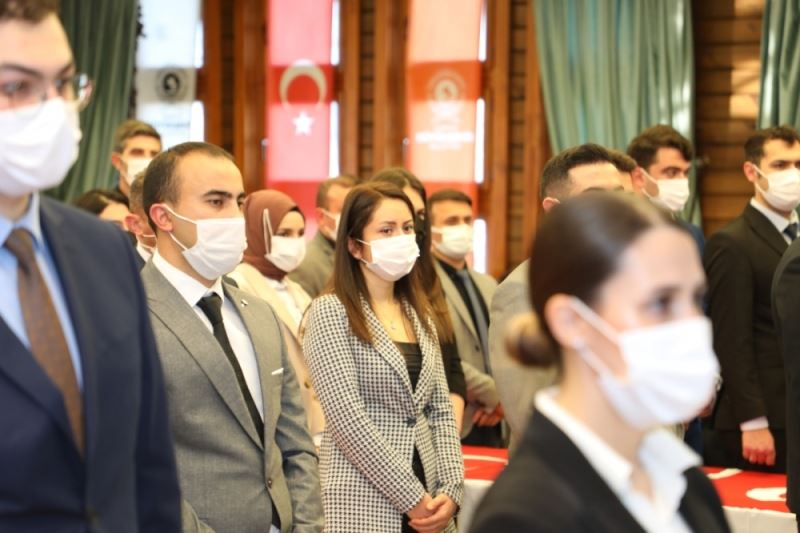 114 aday memur yemin ederek asaletlerini aldı