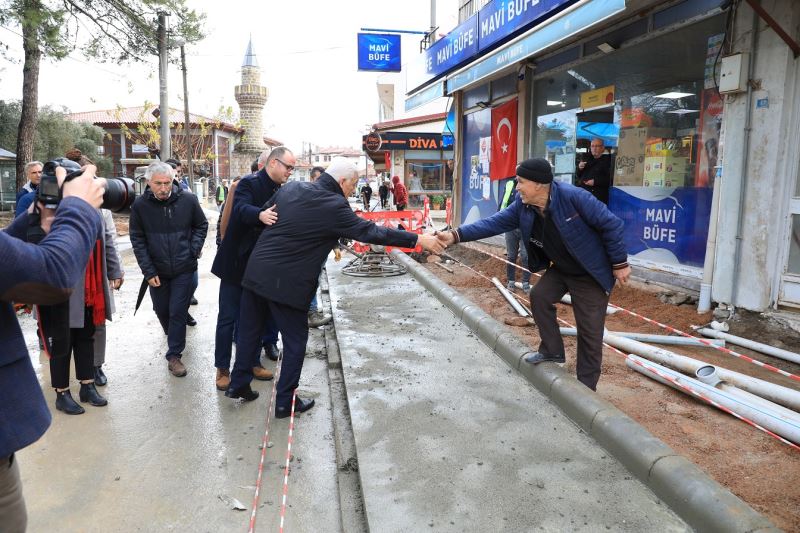 Başkan Gürün Ula’da sona yaklaşan çalışmaları inceledi