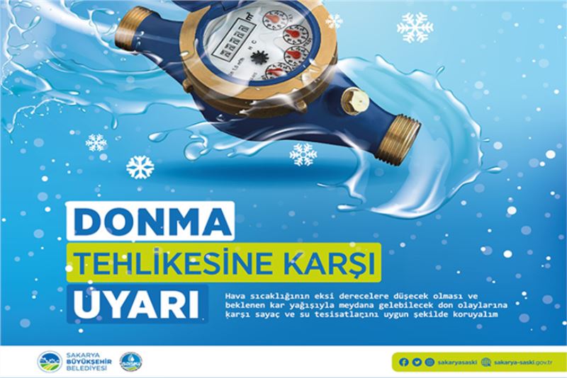 Büyükşehir su sayaçlarıyla ilgili uyarıda bulundu