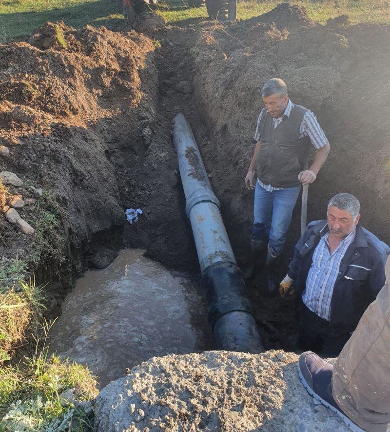 SU ŞEBEKE HATTIMIZI BESLEYEN KAPTAŞLARA SABOTAJ YAPTILAR