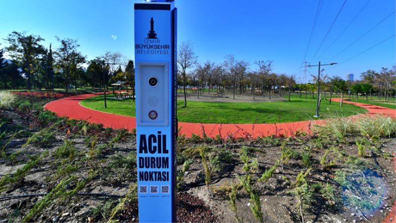 Dr. Behçet Uz Rekreasyon Alanı “acil durum butonu” ile daha güvenli