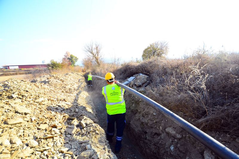 Büyükşehir Ula’da Gölcük ve Kıyra’ya İlave İçme Suyu Sağlıyor