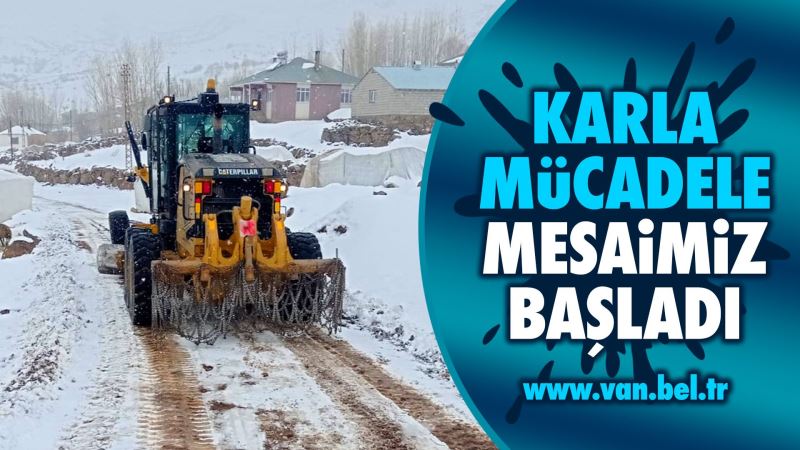KARLA MÜCADELE MESAİMİZ BAŞLADI