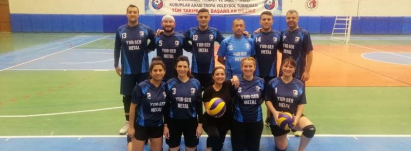 Troya Voleybol Turnuvası Devam Ediyor