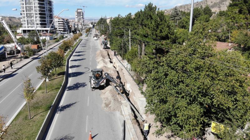 ÇASKİ 2021 Yılında 14 Bin Metre Hat Döşedi