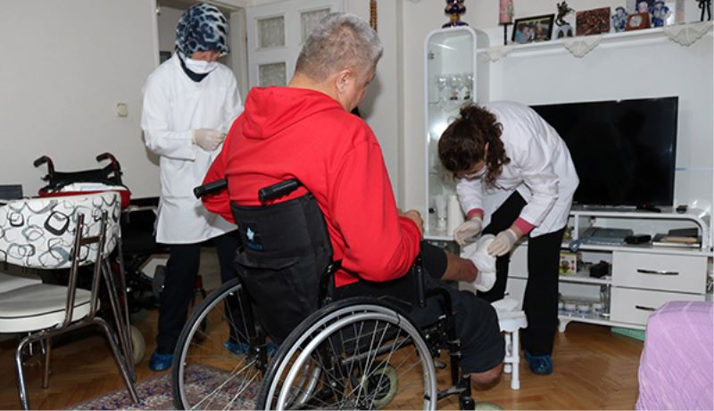 Çankayalılar Evde Sağlık Hizmeti Alıyor