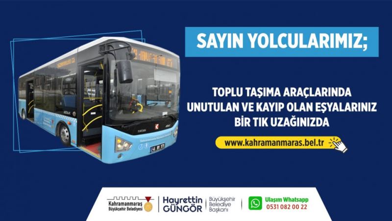 Kayıp Eşya Bürosu Vatandaşların Hizmetine Girdi