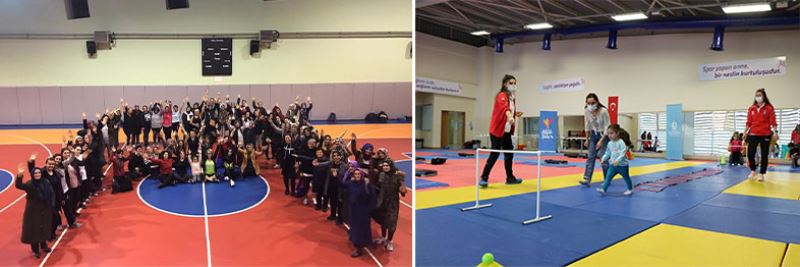 Sporda, sağlıkta, eğitimde Anne Şehir sizinle