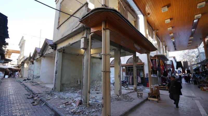 TARİHİ ÇARŞI RESTORASYONUNDA ÜÇÜNCÜ ETAP ÇALIŞMALARINA BAŞLANDI