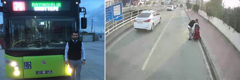 Büyükşehir şoförü gönülleri fethetti