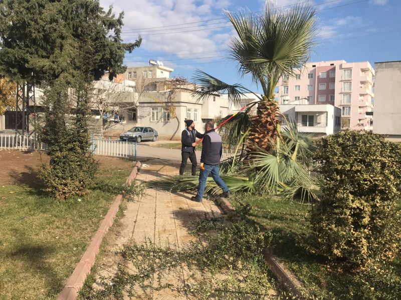 EKİPLERİMİZ PARKLARIN BAKIMINI GERÇEKLEŞTİRİYOR