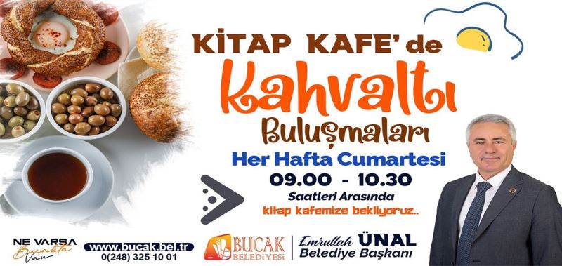 KİTAP KAFEDE KAHVALTI BULUŞMALARI BAŞLIYOR