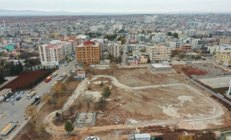 Büyükşehir’den Hilvan’da Kent Park Çalışması