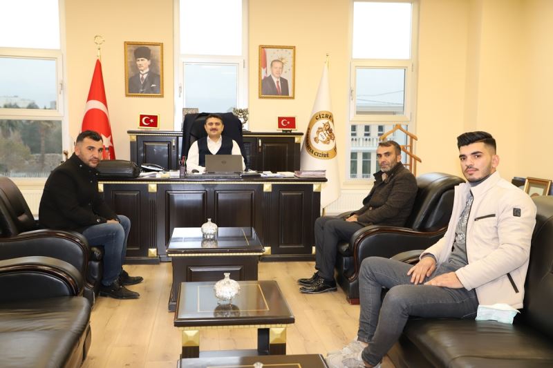 Şehit Güvenlik Korucusu Dündar Page’nin Ailesinden, Kaymakam / Belediye Başkan V. Mehmet Tunç’a Ziyaret.
