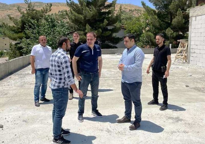 Belediye Hizmet Binamızın yapımı devam ederken