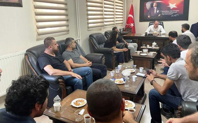 Milli Eğitim Camiasından Başkanımıza ziyeret