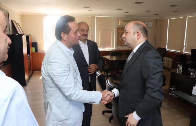Başkan Yanmaz’dan İlçe Emniyet Müdürü Coşkun’a Hayırlı Olsun Ziyareti