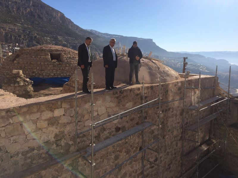 TARİHİ HAMAMIN RESTORASYON ÇALIŞMALARI DEVAM EDİYOR