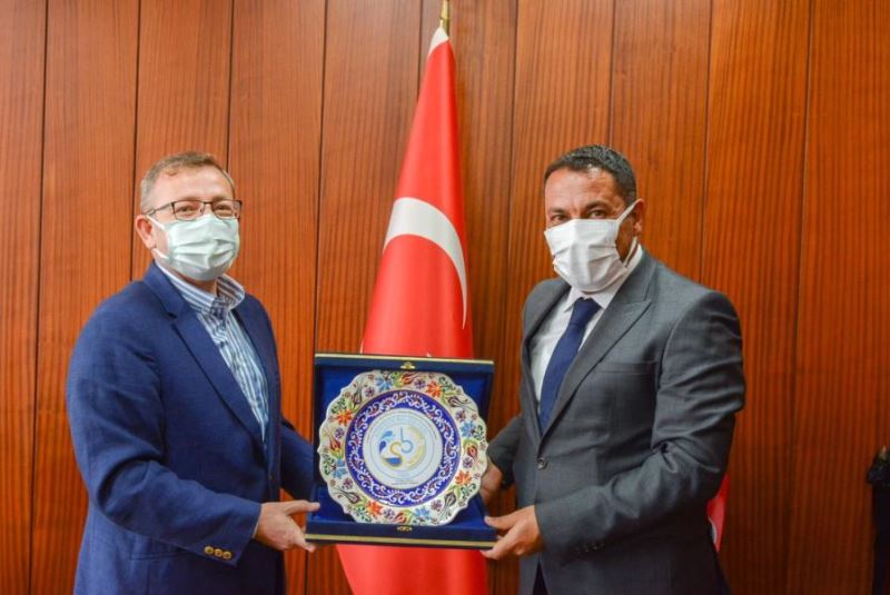 VALİMİZ SAYIN ZİYA POLAT BELEDİYEMİZİ ZİYARET ETTİ