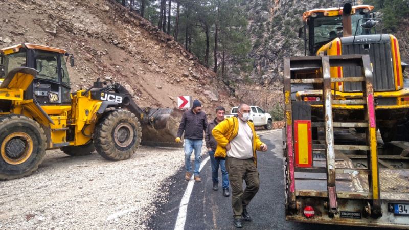 Heyelana Büyükşehir’den Hızlı Müdahale