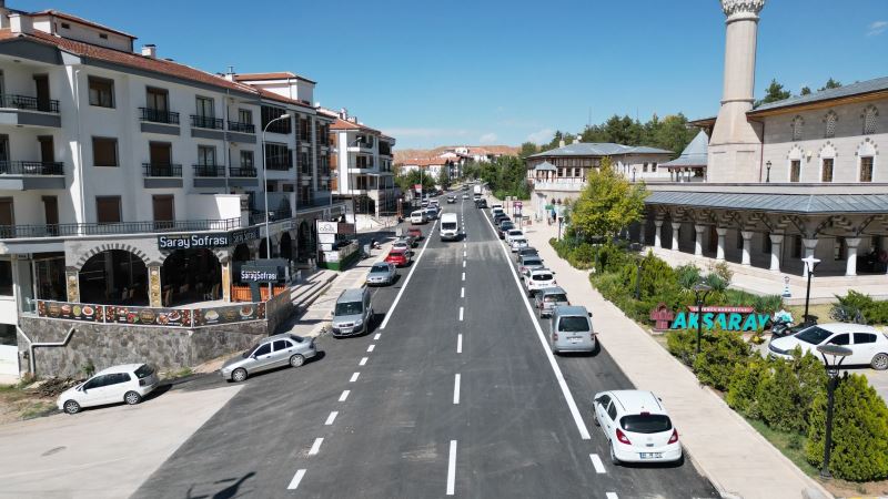ERVAH SOKAKTA SICAK ASFALT SERİM İŞLEMLERİ TAMAMLANDI