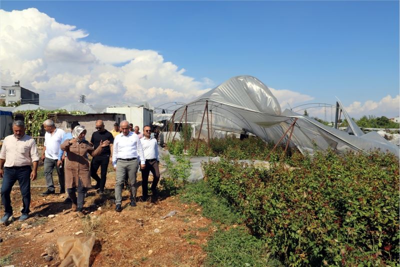 GÜLTAK, HORTUM FELAKETİNDEN ETKİLENEN DİKİLİTAŞ’I ZİYARET ETTİ