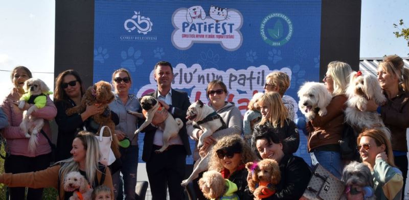Çorlu´nun Sevimli Patileri PATİFEST´te Buluştu